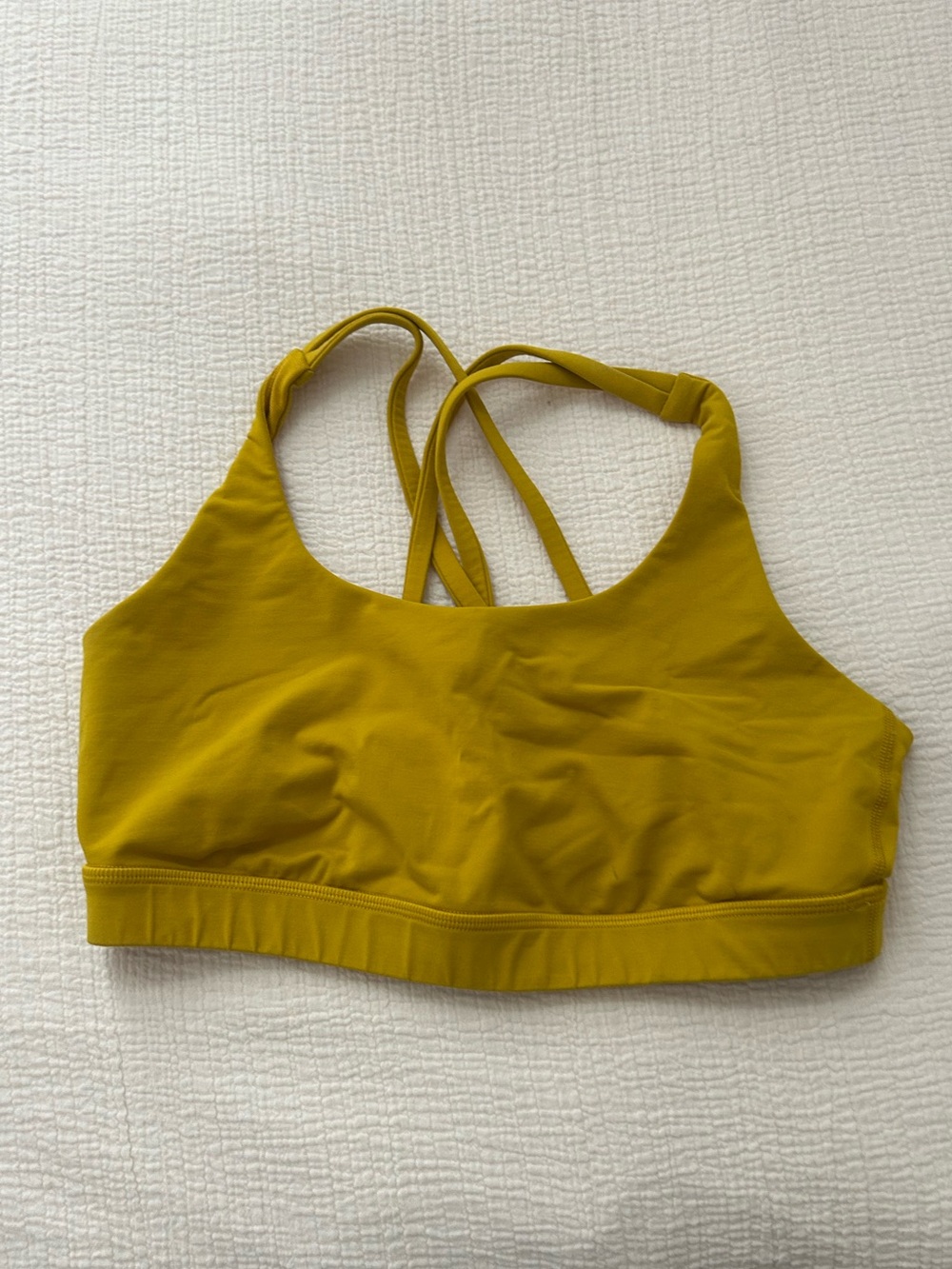 lululemon Energy Bra Yellow Size 6